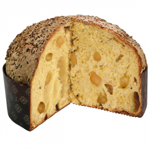 Foto Panettone cereali, uvetta, mela e cannella