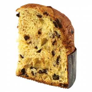 Foto Panettone gocce di cioccolato fondente 56% incarto a mano